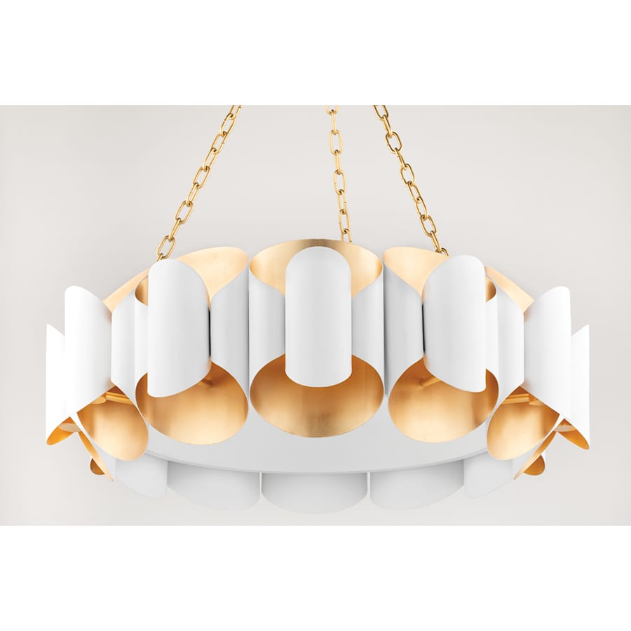 Hudson Valley Lighting Banks 12 Light 35" Wide Drum Chandelier