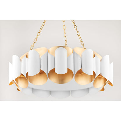 Hudson Valley Lighting Banks 12 Light 35" Wide Drum Chandelier