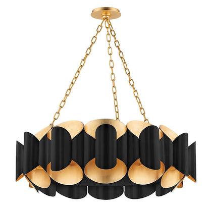 Hudson Valley Lighting Banks 12 Light 35" Wide Drum Chandelier