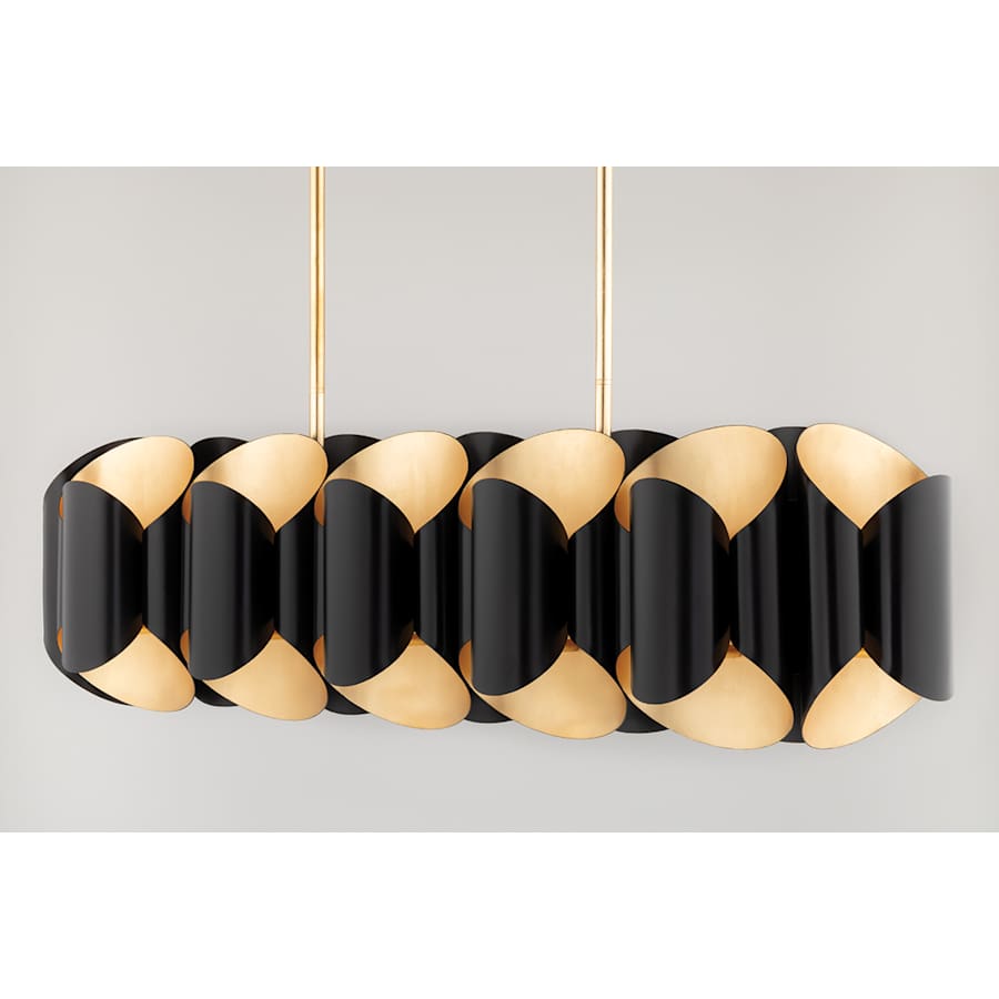 Hudson Valley Lighting Banks 12 Light 46" Wide Linear Chandelier