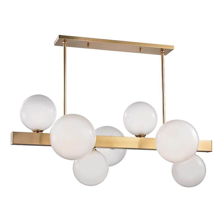 Hudson Valley Lighting Hinsdale 7 Light 21" Wide Linear Chandelier