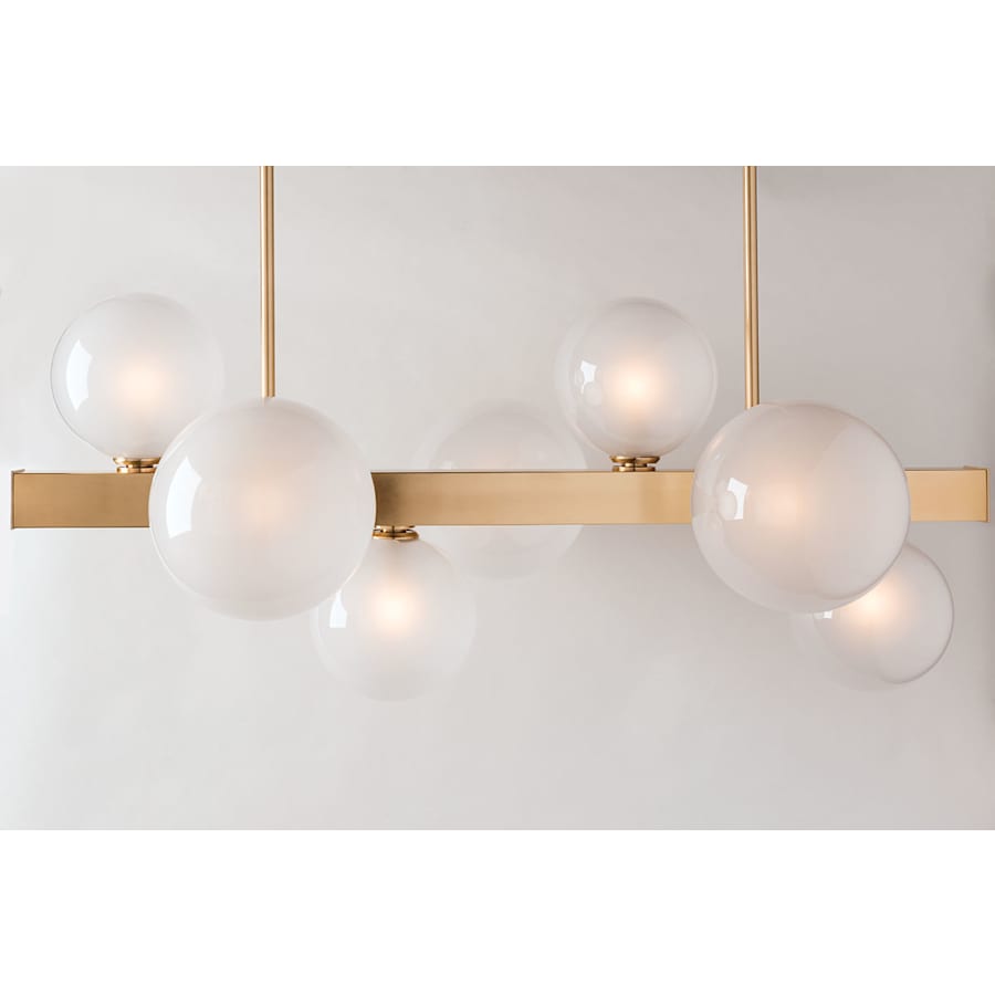 Hudson Valley Lighting Hinsdale 7 Light 21" Wide Linear Chandelier