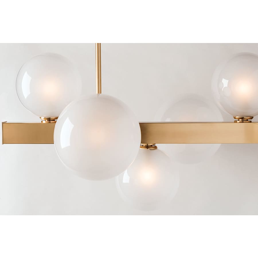 Hudson Valley Lighting Hinsdale 7 Light 21" Wide Linear Chandelier