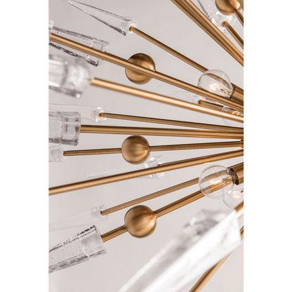 Hudson Valley Lighting Sparta 12 Light 32" Wide Sputnik Chandelier
