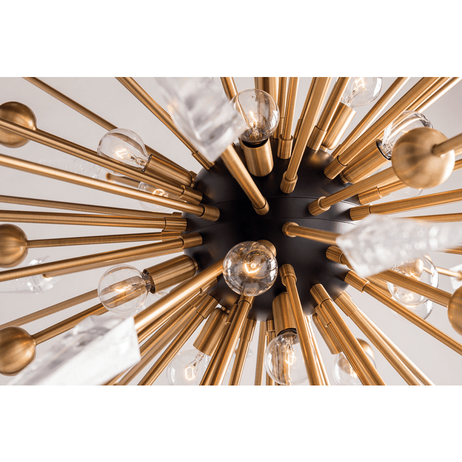 Hudson Valley Lighting Sparta 12 Light 32" Wide Sputnik Chandelier