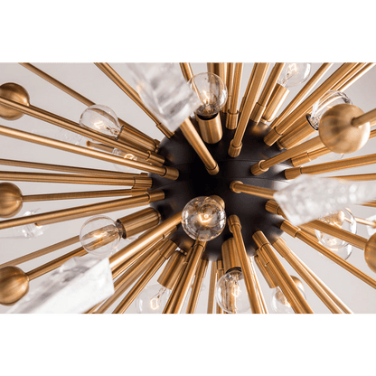 Hudson Valley Lighting Sparta 12 Light 32" Wide Sputnik Chandelier