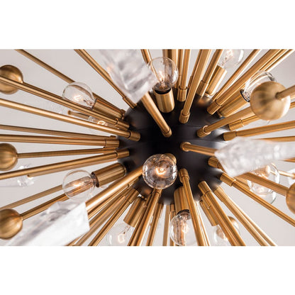 Hudson Valley Lighting Sparta 12 Light 32" Wide Sputnik Chandelier
