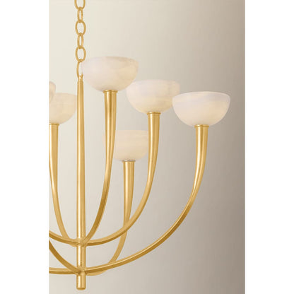 Hudson Valley Lighting Maywood 8 Light 34" Wide Chandelier with Onyx Shades