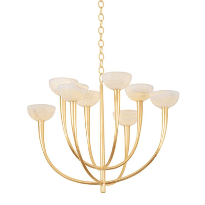 Hudson Valley Lighting Maywood 8 Light 34" Wide Chandelier with Onyx Shades