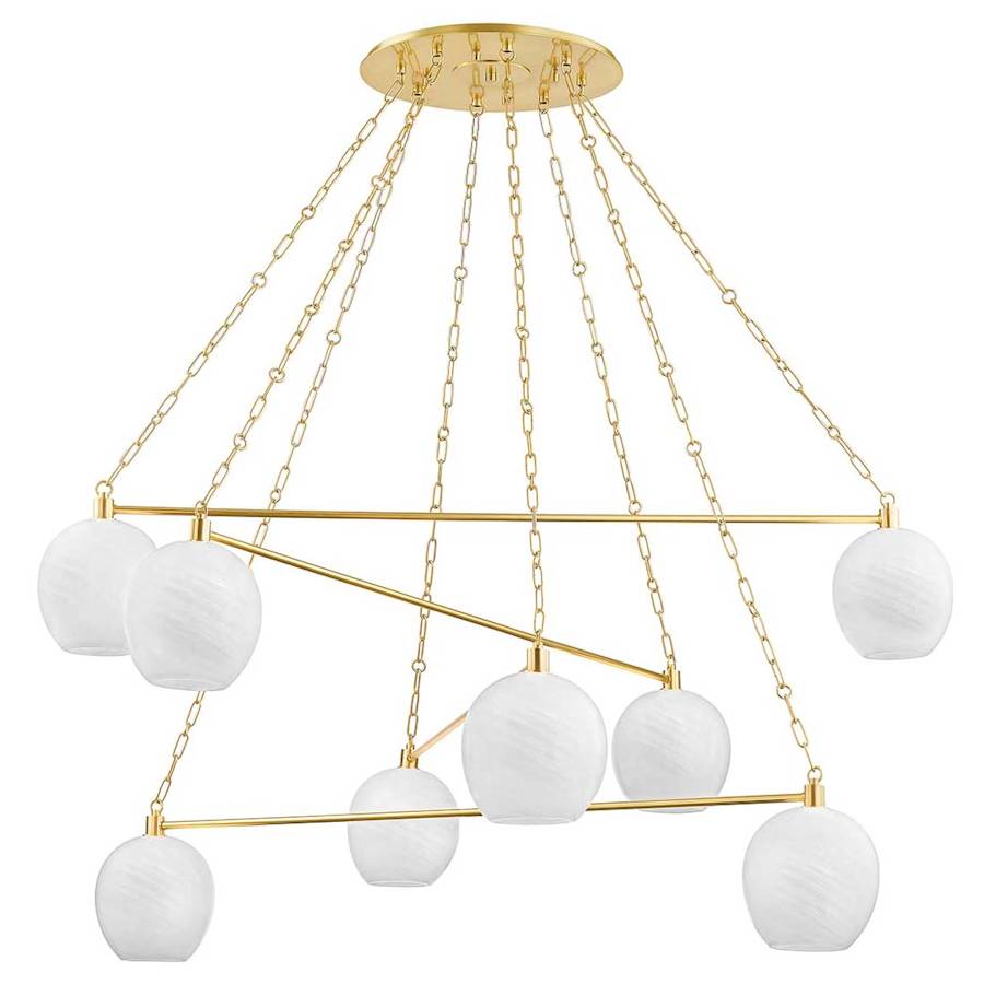Hudson Valley Lighting Asbury Park 8 Light 55" Wide Chandelier