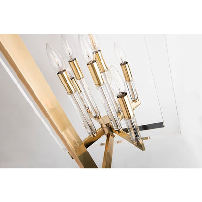 Hudson Valley Lighting Wellington 8 Light 18" Wide Taper Candle Chandelier