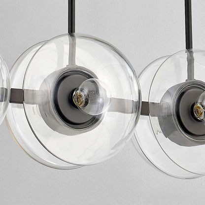Hudson Valley Lighting Kert 8 Light 50" Wide Linear Pendant