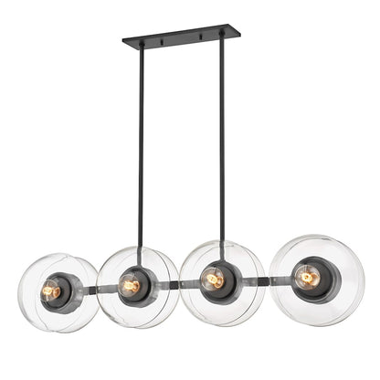 Hudson Valley Lighting Kert 8 Light 50" Wide Linear Pendant