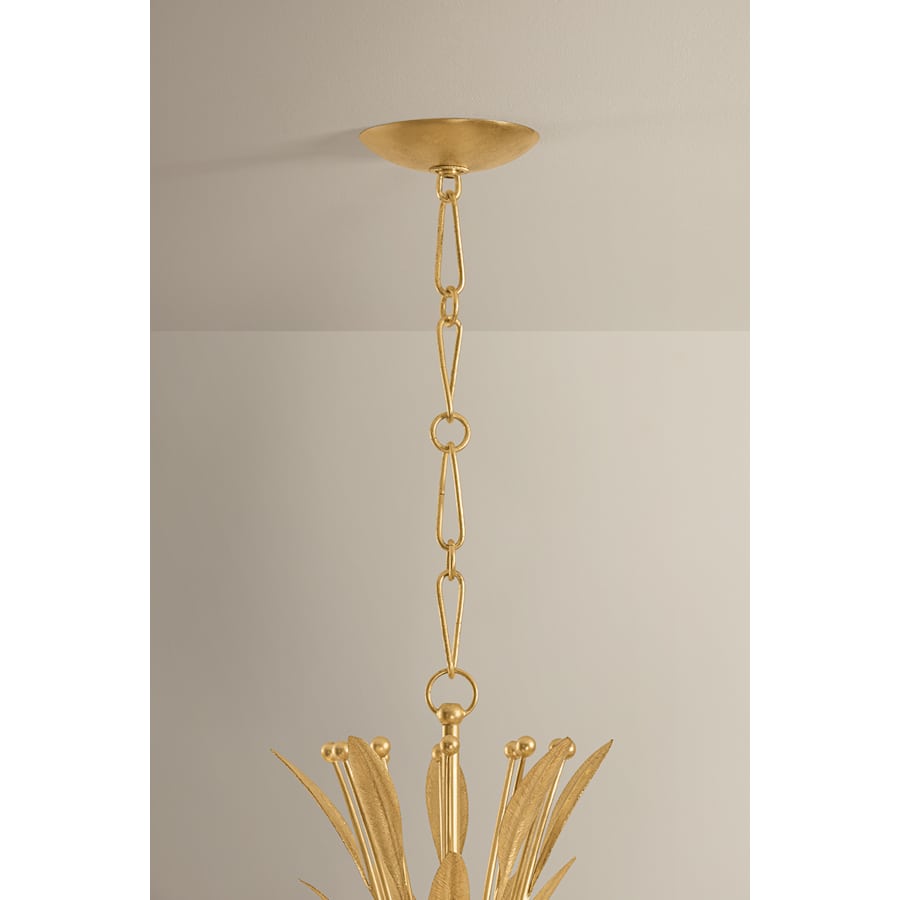 Hudson Valley Lighting Forest Glen 10 Light 42" Wide Chandelier with Seedy Cloud Glass Shades