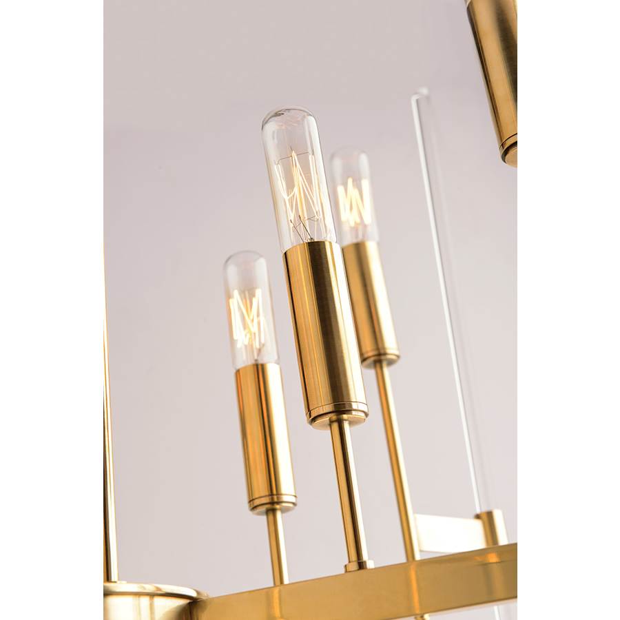 Hudson Valley Lighting Bari 12 Light 24" Wide Taper Candle Chandelier