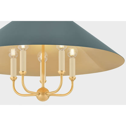 Hudson Valley Lighting Clivedon 5 Light 28" Wide Pendant