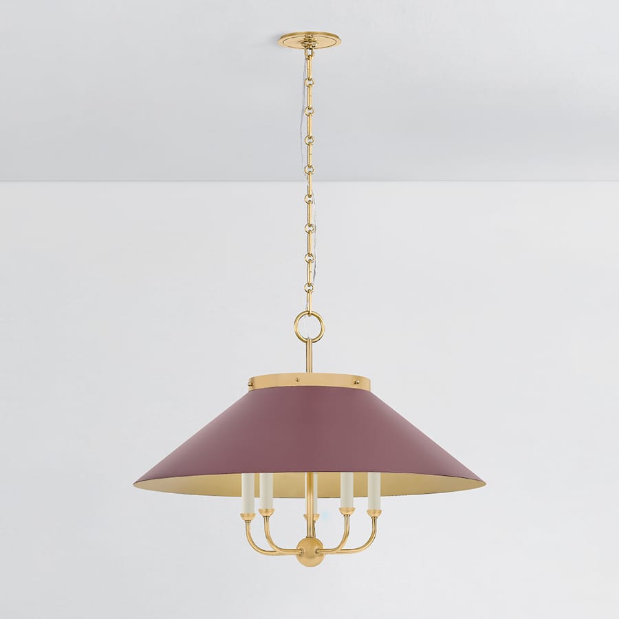 Hudson Valley Lighting Clivedon 5 Light 28" Wide Pendant
