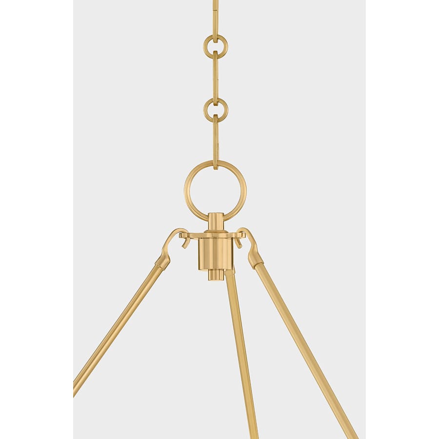 Hudson Valley Lighting Howard 6 Light 33" Wide Chandelier with Silk Shades