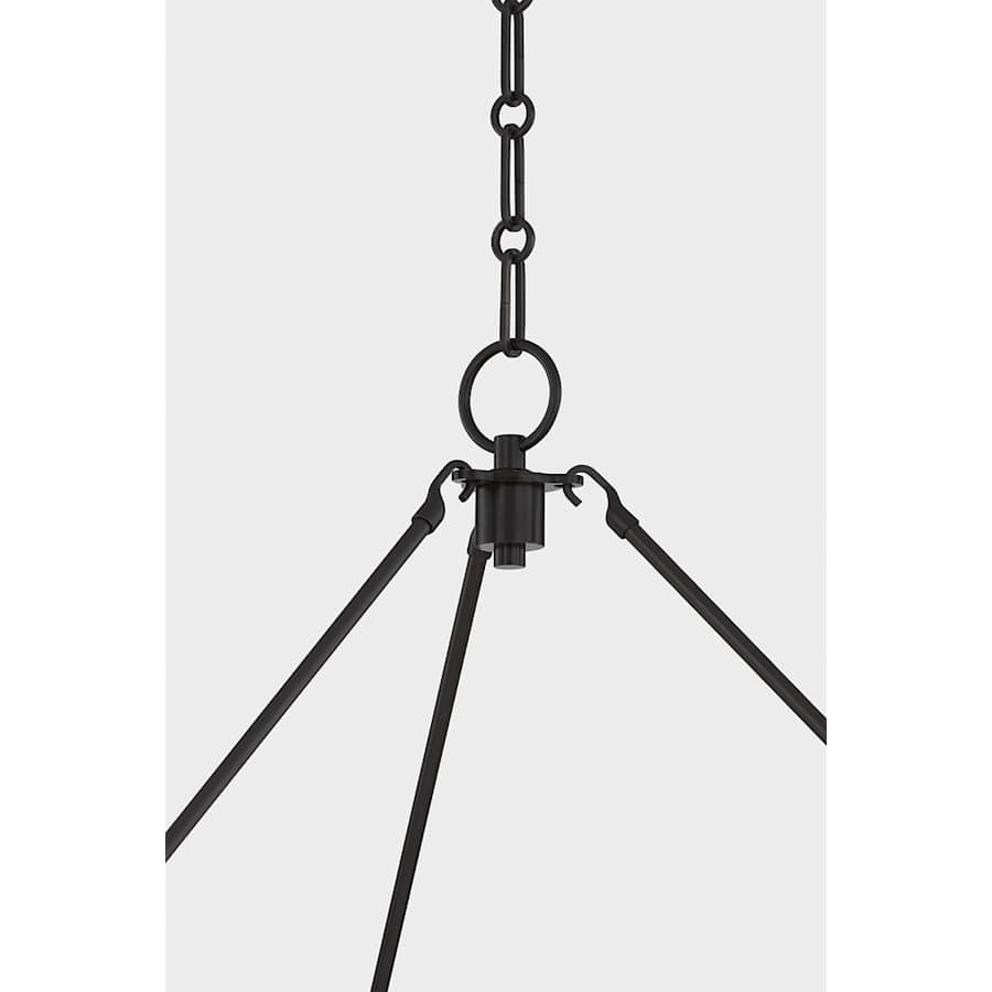 Hudson Valley Lighting Howard 9 Light 50" Wide Chandelier with Silk Shades