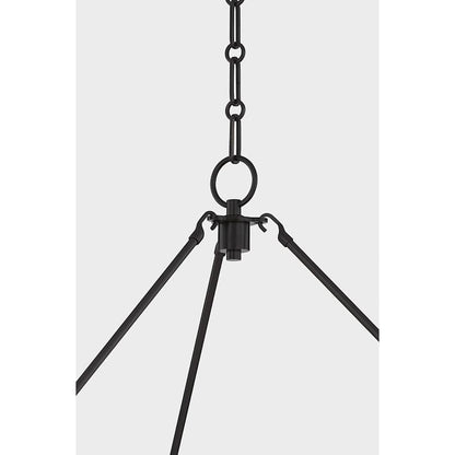 Hudson Valley Lighting Howard 9 Light 50" Wide Chandelier with Silk Shades