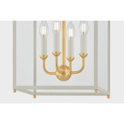 Hudson Valley Lighting Houghton 4 Light 13" Wide Taper Candle Pendant