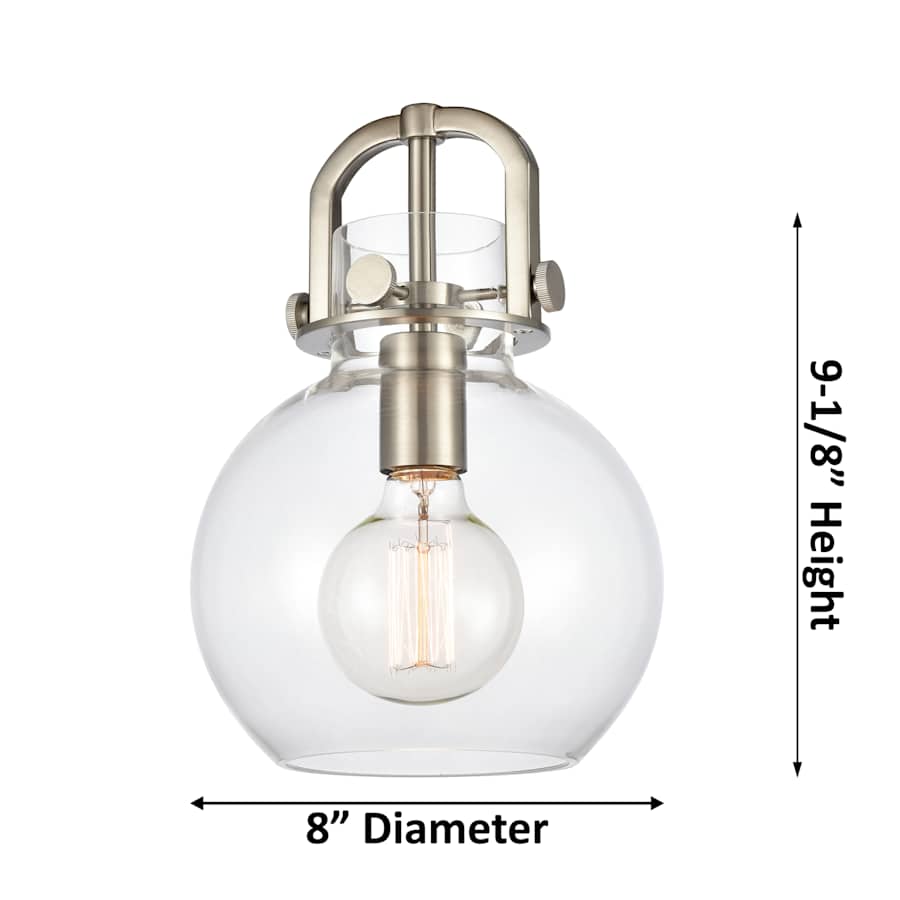 Innovations Lighting Newton Sphere 9 Light 23" Wide Multi Light Pendant