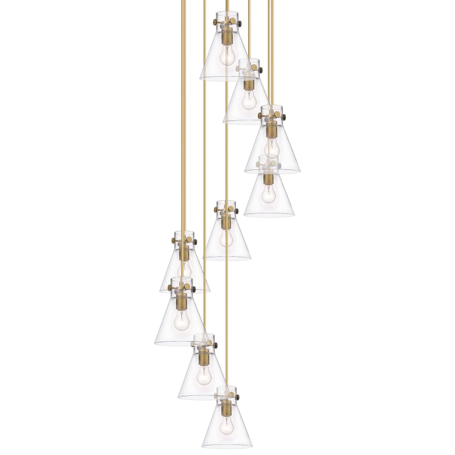 Innovations Lighting Newton Cone 9 Light 23" Wide Multi Light Pendant