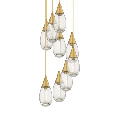 Innovations Lighting Malone 9 Light 21" Wide Multi Light Pendant