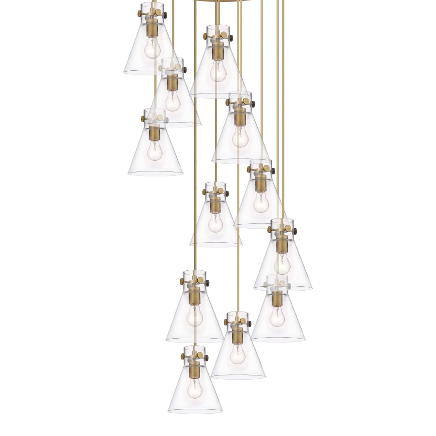 Innovations Lighting Newton Cone 12 Light 28" Wide Multi Light Pendant
