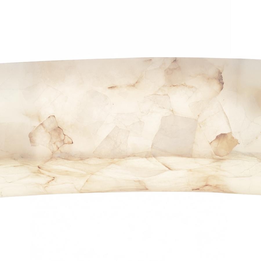 Justice Design Group Alabaster Rocks! 62" Wide LED Ring Chandelier