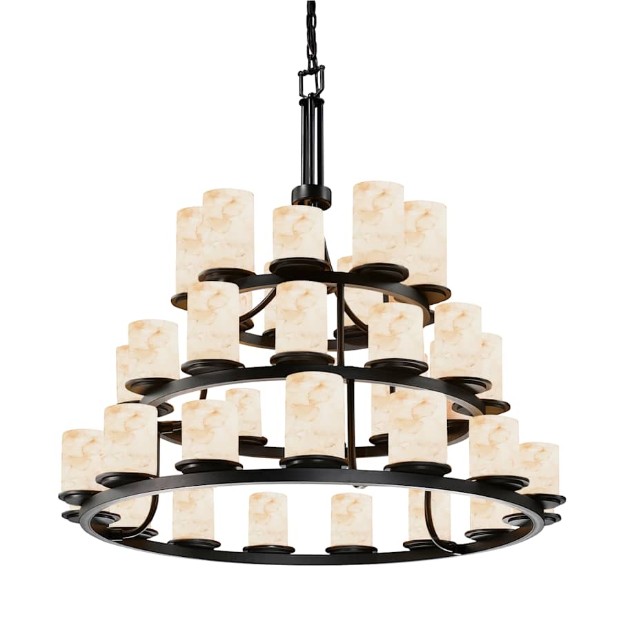 Justice Design Group Chandelier from the Alabaster Rocks! Collection