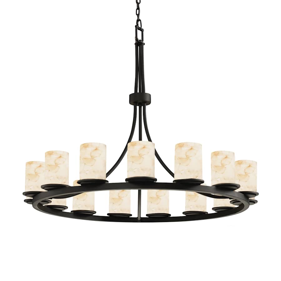 Justice Design Group Chandelier from the Alabaster Rocks! Collection