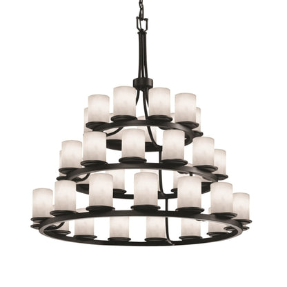Justice Design Group Clouds 42" Wide Ring Chandelier
