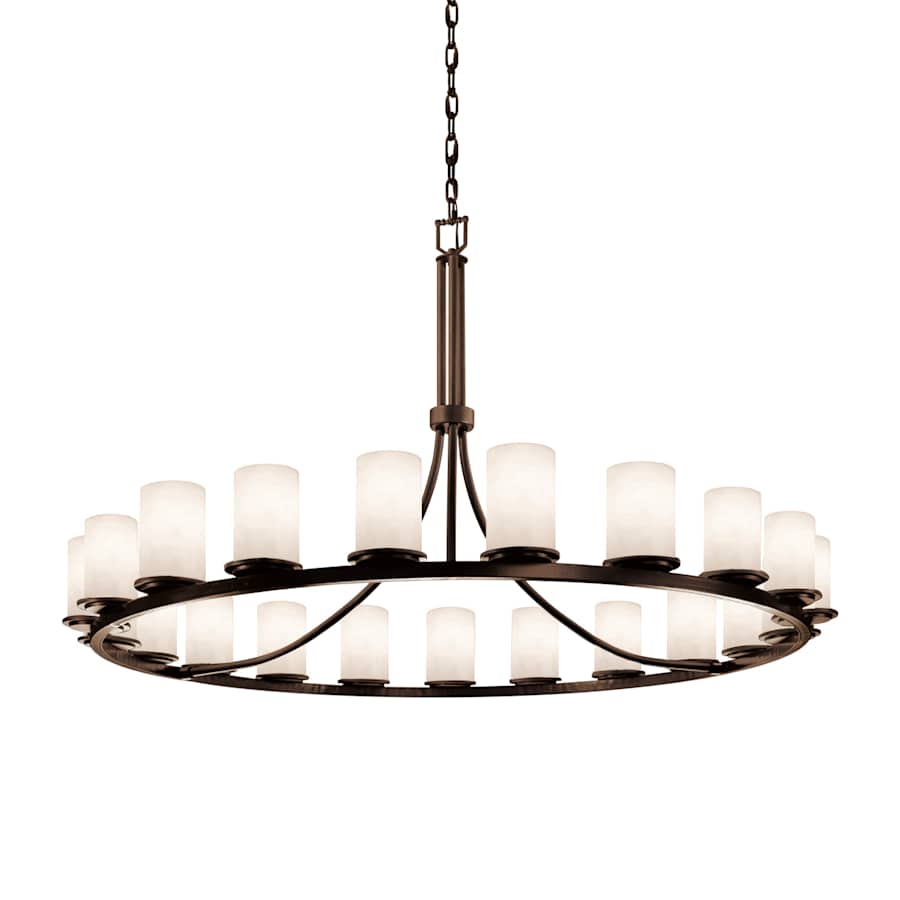 Justice Design Group Clouds 60" Wide Ring Chandelier