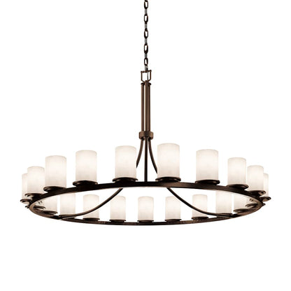 Justice Design Group Clouds 60" Wide Ring Chandelier