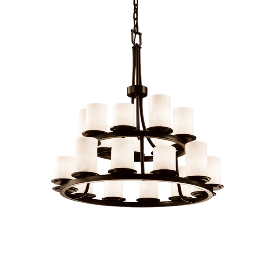 Justice Design Group Clouds 21 Light 2 Tier Chandelier