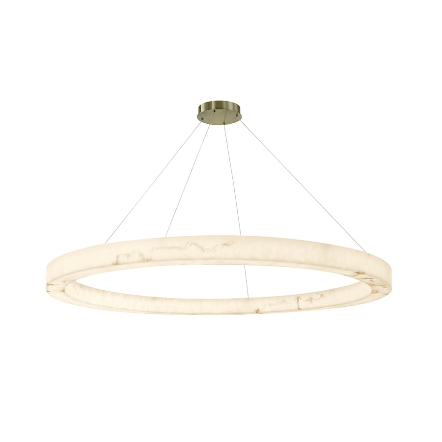 Justice Design Group LumenAria 62" Wide LED Ring Chandelier