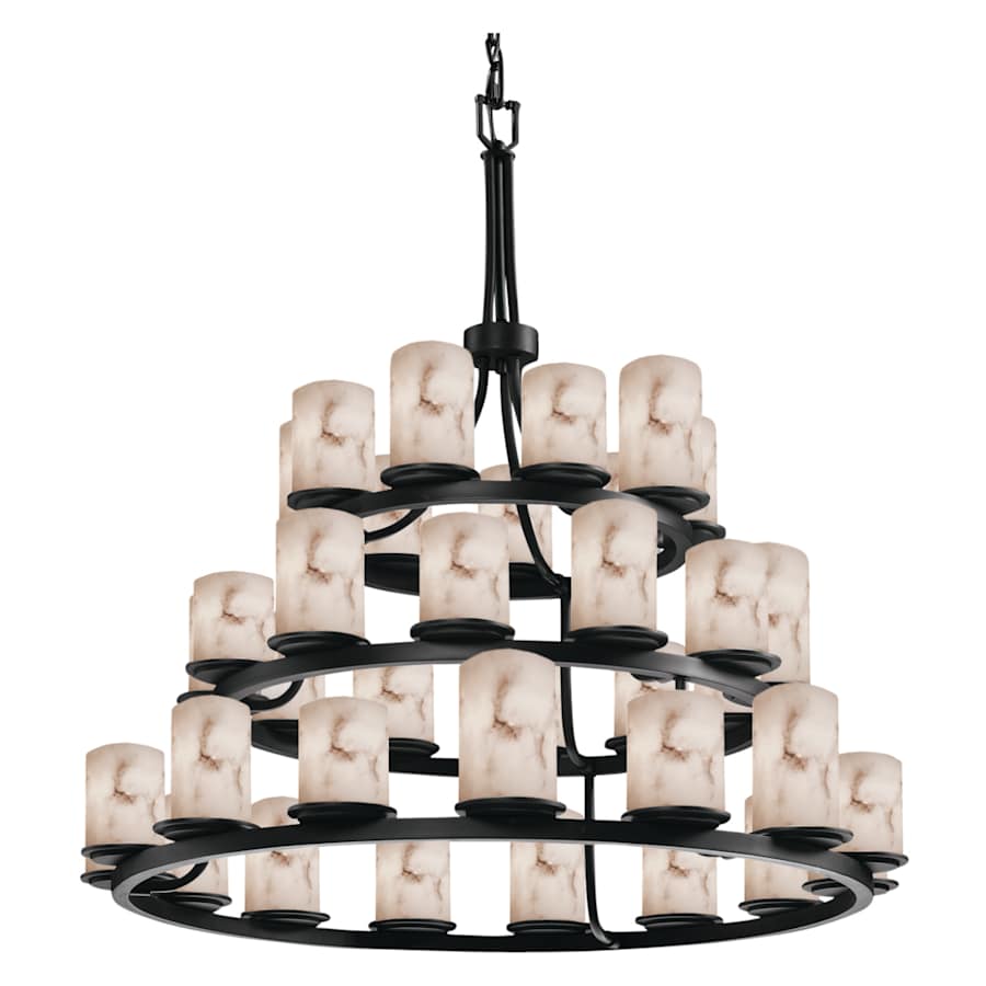 Justice Design Group LumenAria 42" Wide Ring Chandelier