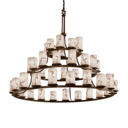 Justice Design Group LumenAria 45 Light 60" Wide Ring Chandelier