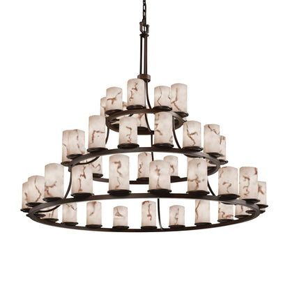 Justice Design Group LumenAria 60" Wide Ring Chandelier