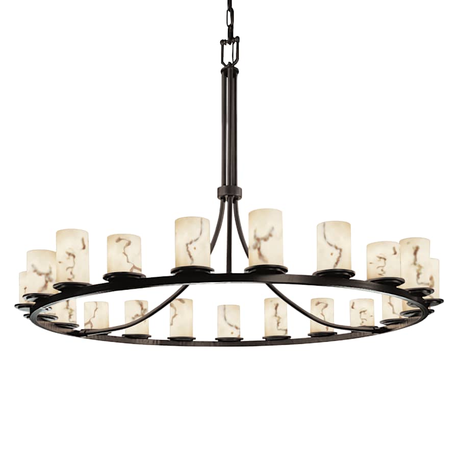 Justice Design Group LumenAria 21 Light 1 Tier Chandelier