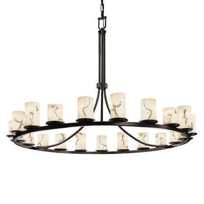 Justice Design Group LumenAria 21 Light 1 Tier Chandelier