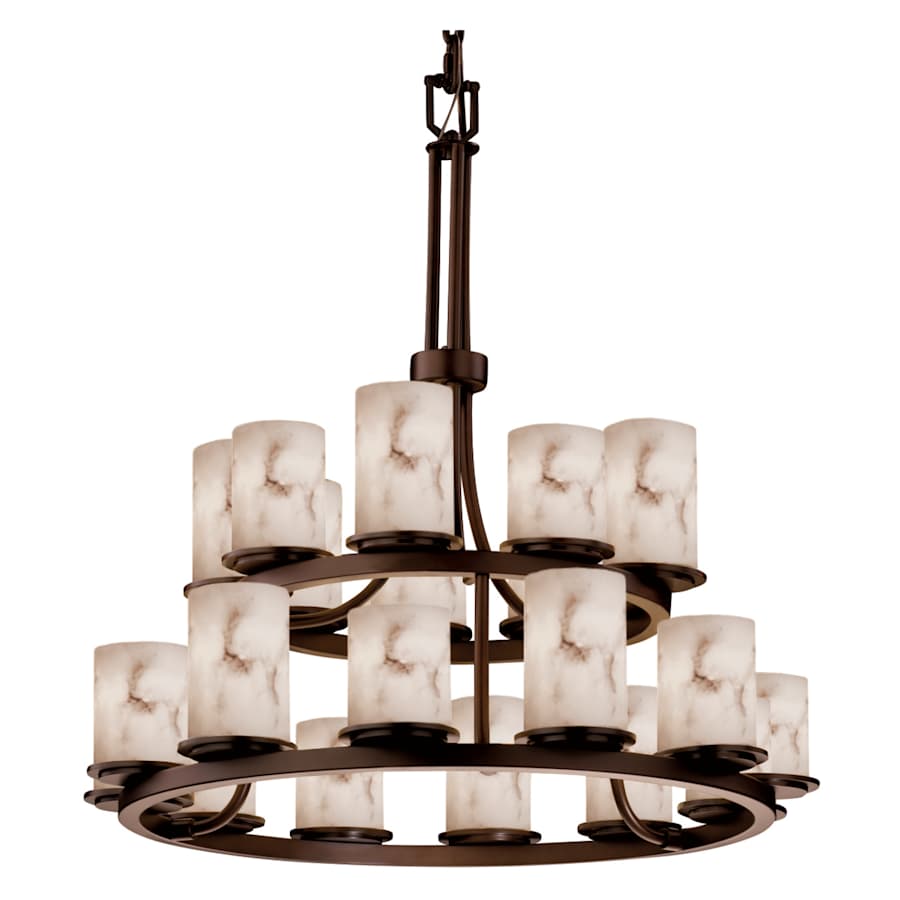 Justice Design Group LumenAria 33" Wide Ring Chandelier