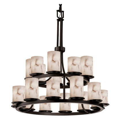 Justice Design Group LumenAria 33" Wide Ring Chandelier