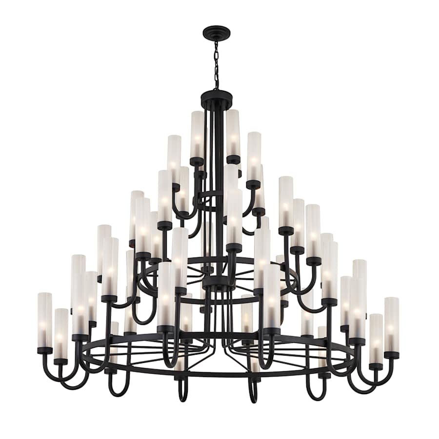 Justice Design Group Anchor 48 Light 61" Wide Pillar Candle Style Chandelier