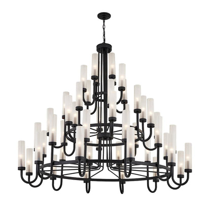 Justice Design Group Anchor 48 Light 61" Wide Pillar Candle Style Chandelier