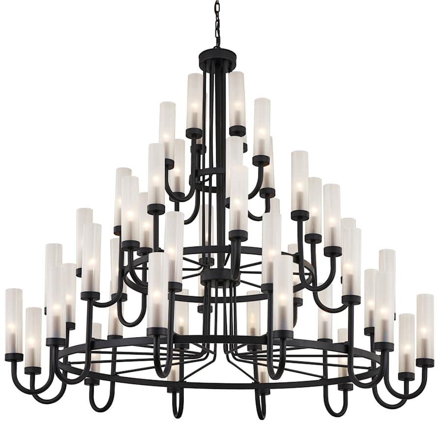 Justice Design Group Anchor 48 Light 61" Wide Pillar Candle Style Chandelier