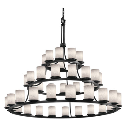 Justice Design Group Fusion 60" Wide Ring Chandelier