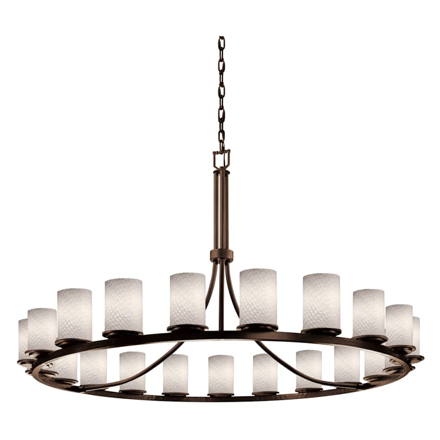 Justice Design Group Fusion 60" Wide Ring Chandelier