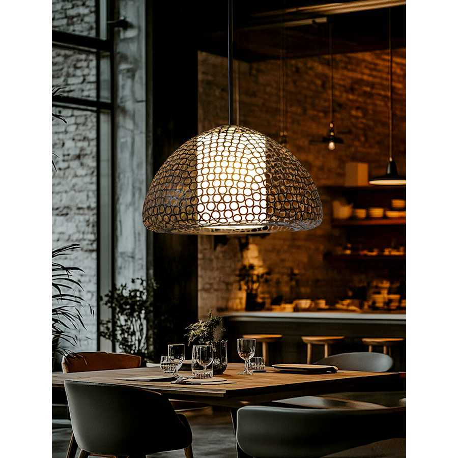 Justice Design Group Dilston 3 Light 24" Wide Pendant